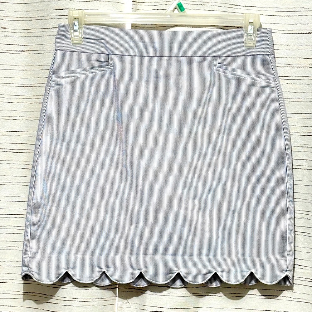 Croft & Barrow stripped skort stretch